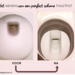 Het geheim van een perfect schone toiletpot