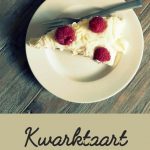 Recept: kwarktaart met witte chocola en frambozen